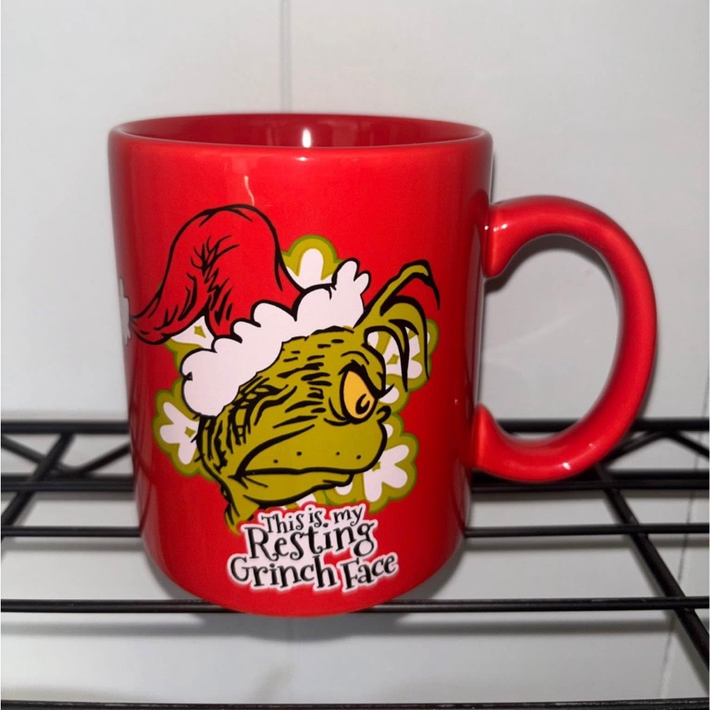 Festive Red Grinch Mug